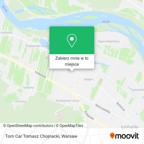 Mapa Tom Car Tomasz Chojnacki