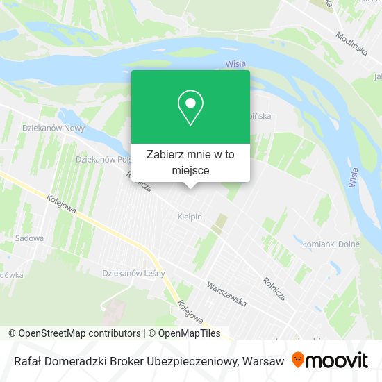 Mapa Rafał Domeradzki Broker Ubezpieczeniowy