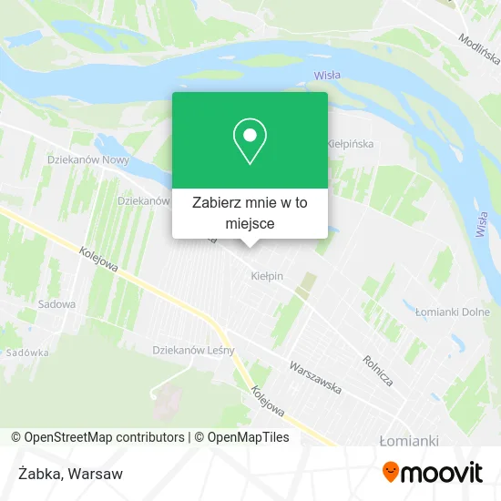 Mapa Żabka