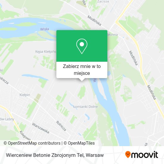 Mapa Wierceniew Betonie Zbrojonym Tel