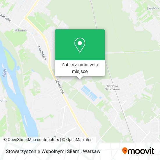 Mapa Stowarzyszenie Wspólnymi Siłami