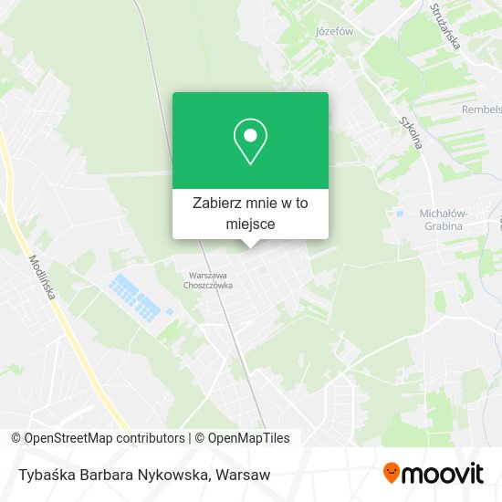 Mapa Tybaśka Barbara Nykowska