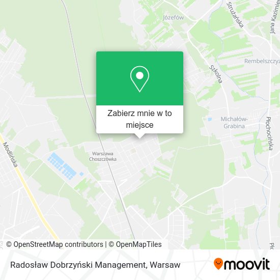 Mapa Radosław Dobrzyński Management