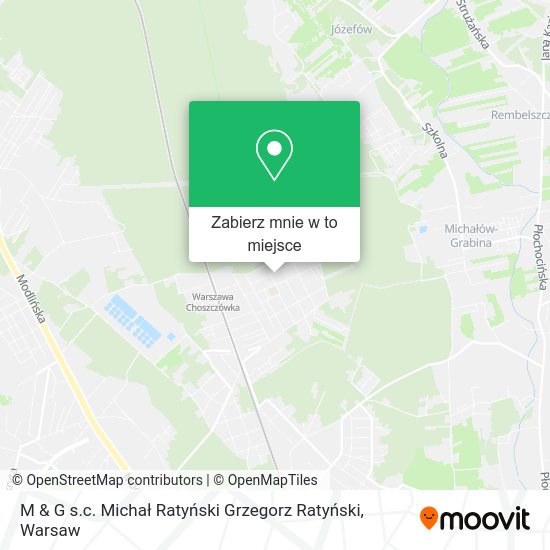 Mapa M & G s.c. Michał Ratyński Grzegorz Ratyński