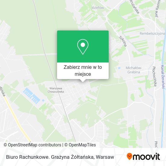 Mapa Biuro Rachunkowe. Grażyna Żółtańska