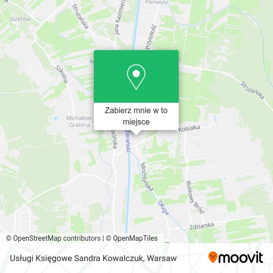 Mapa Usługi Księgowe Sandra Kowalczuk