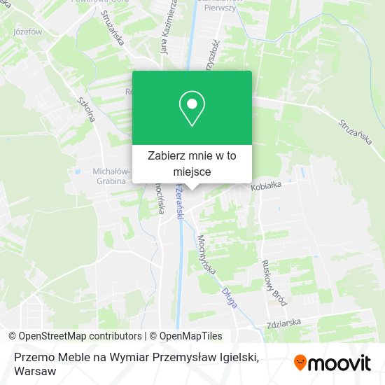 Mapa Przemo Meble na Wymiar Przemysław Igielski