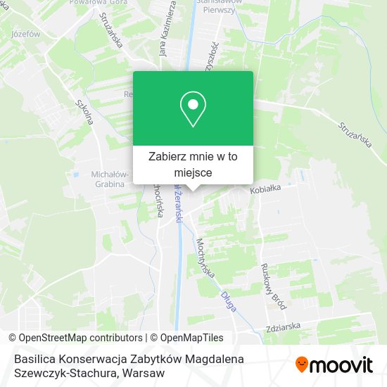 Mapa Basilica Konserwacja Zabytków Magdalena Szewczyk-Stachura