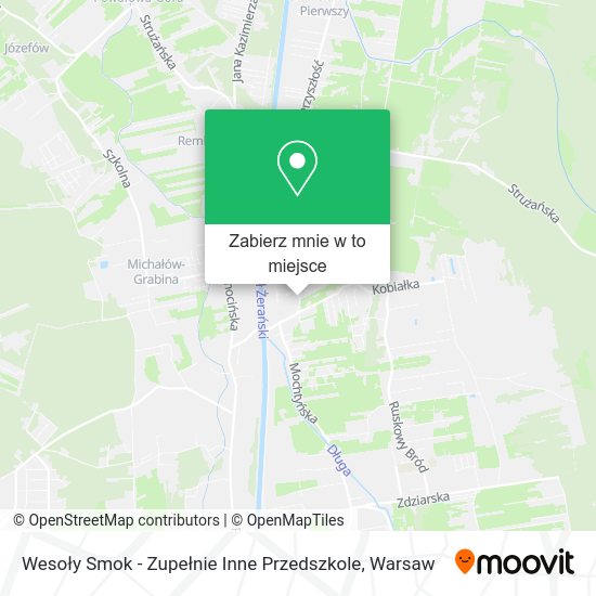 Mapa Wesoły Smok - Zupełnie Inne Przedszkole