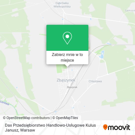 Mapa Dax Przedsiębiorstwo Handlowo-Usługowe Kulus Janusz