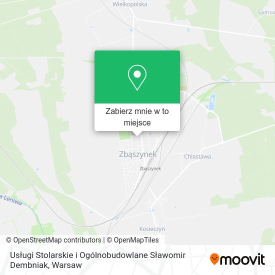 Mapa Usługi Stolarskie i Ogólnobudowlane Sławomir Dembniak