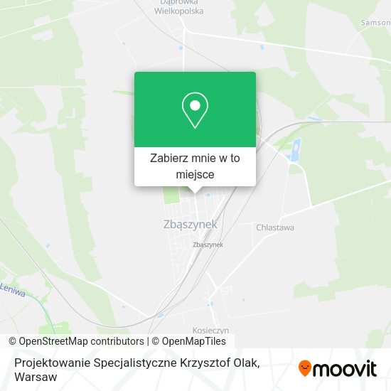 Mapa Projektowanie Specjalistyczne Krzysztof Olak