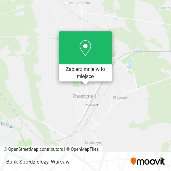 Mapa Bank Spółdzielczy