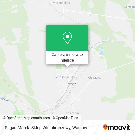 Mapa Sagan Marek. Sklep Wielobranżowy