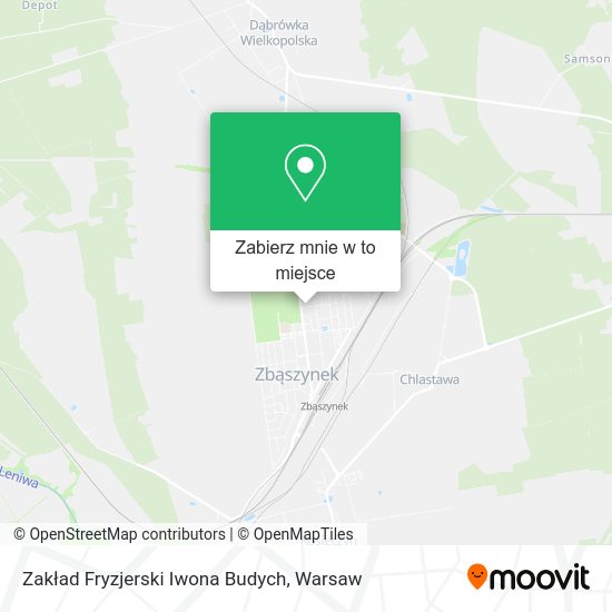 Mapa Zakład Fryzjerski Iwona Budych