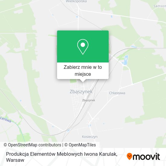 Mapa Produkcja Elementów Meblowych Iwona Karulak