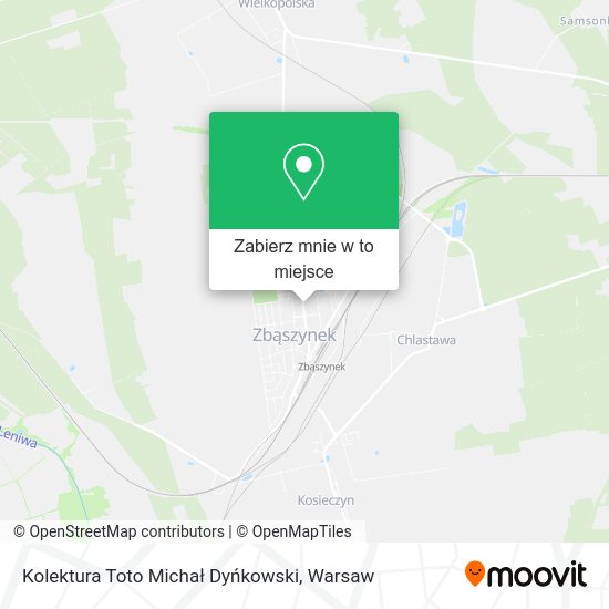 Mapa Kolektura Toto Michał Dyńkowski