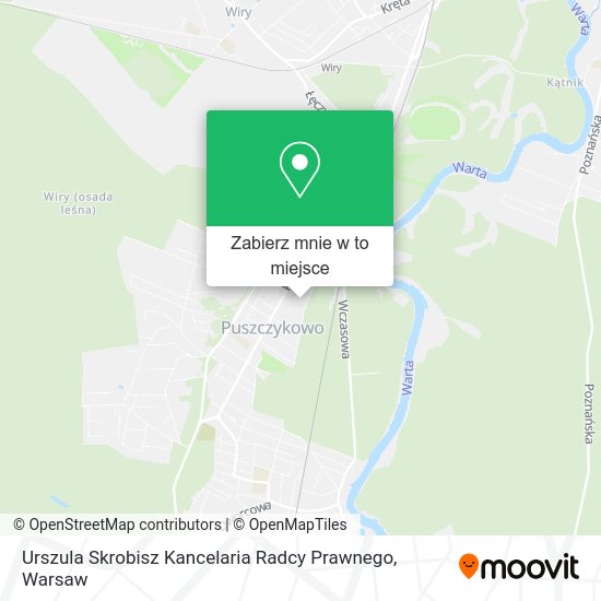 Mapa Urszula Skrobisz Kancelaria Radcy Prawnego