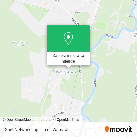 Mapa Xnet Networks sp. z o.o.