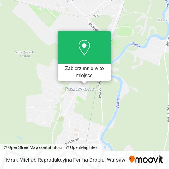 Mapa Mruk Michał. Reprodukcyjna Ferma Drobiu