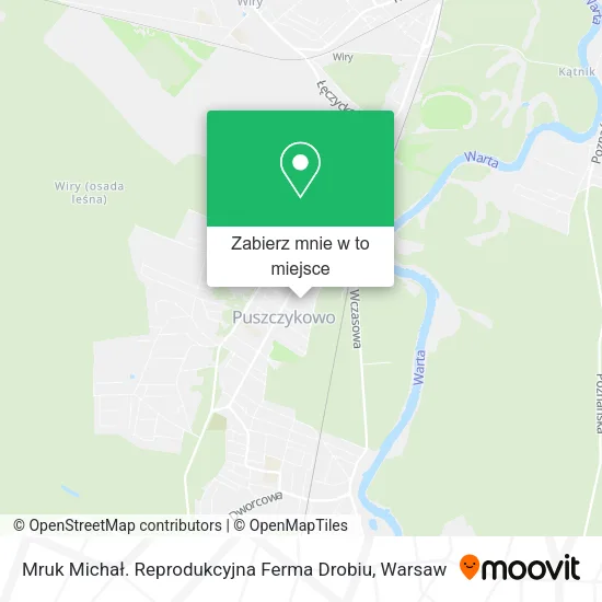 Mapa Mruk Michał. Reprodukcyjna Ferma Drobiu