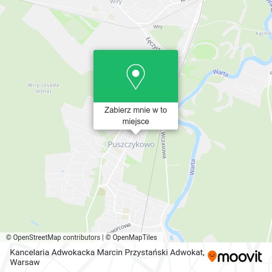 Mapa Kancelaria Adwokacka Marcin Przystański Adwokat