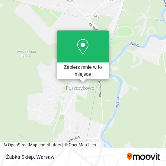 Mapa Żabka Sklep