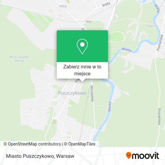 Mapa Miasto Puszczykowo