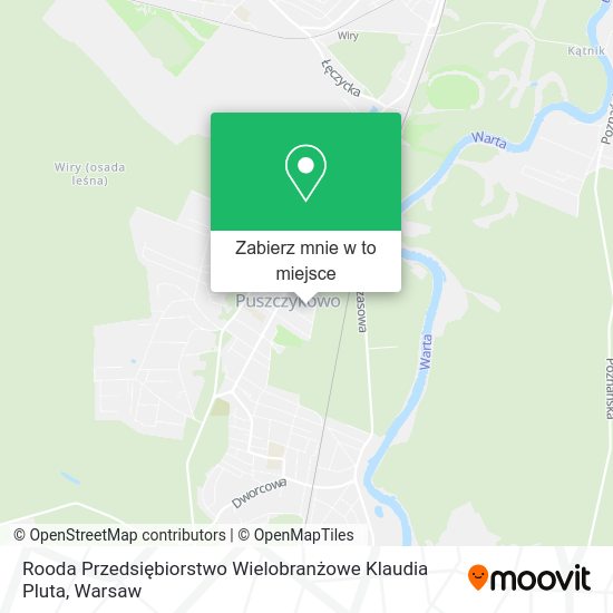 Mapa Rooda Przedsiębiorstwo Wielobranżowe Klaudia Pluta