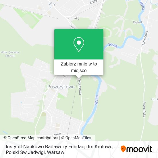 Mapa Instytut Naukowo Badawczy Fundacji Im Krolowej Polski Sw Jadwigi