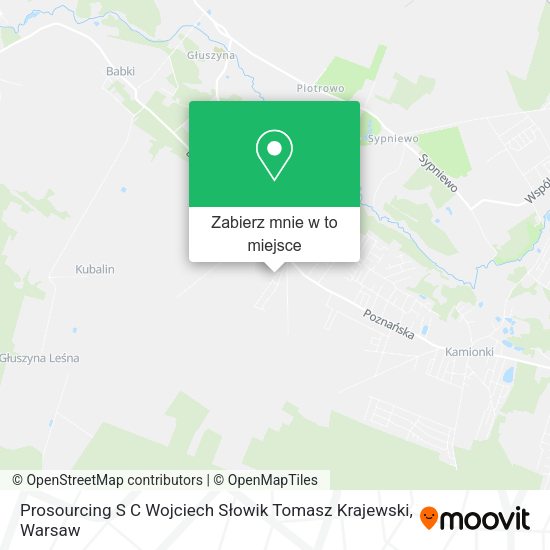 Mapa Prosourcing S C Wojciech Słowik Tomasz Krajewski