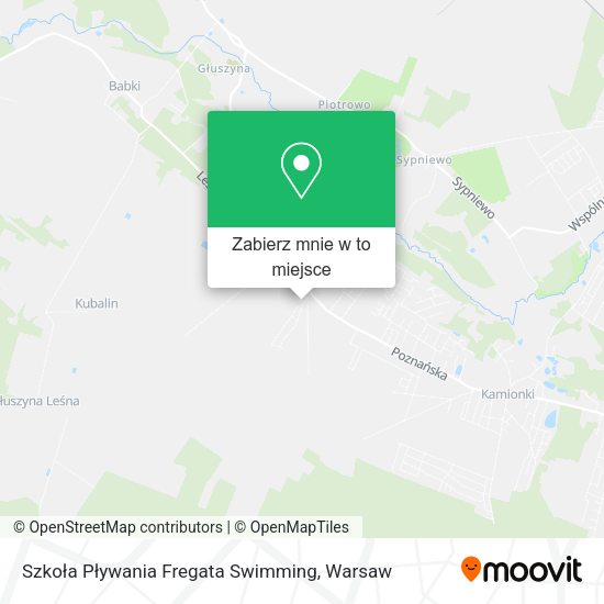 Mapa Szkoła Pływania Fregata Swimming