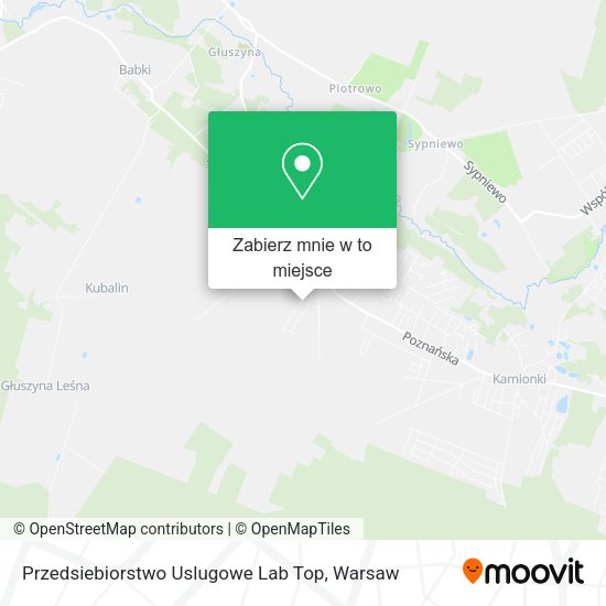 Mapa Przedsiebiorstwo Uslugowe Lab Top