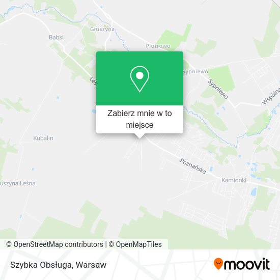 Mapa Szybka Obsługa