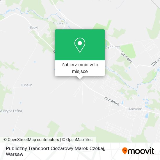 Mapa Publiczny Transport Ciezarowy Marek Czekaj