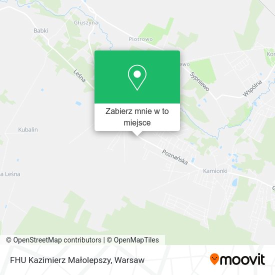 Mapa FHU Kazimierz Małolepszy