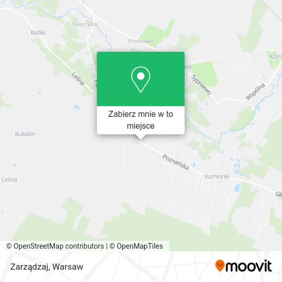 Mapa Zarządzaj