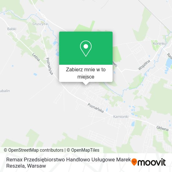 Mapa Remax Przedsiębiorstwo Handlowo Usługowe Marek Reszela