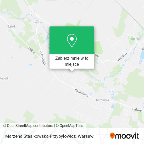 Mapa Marzena Stasikowska-Przybyłowicz