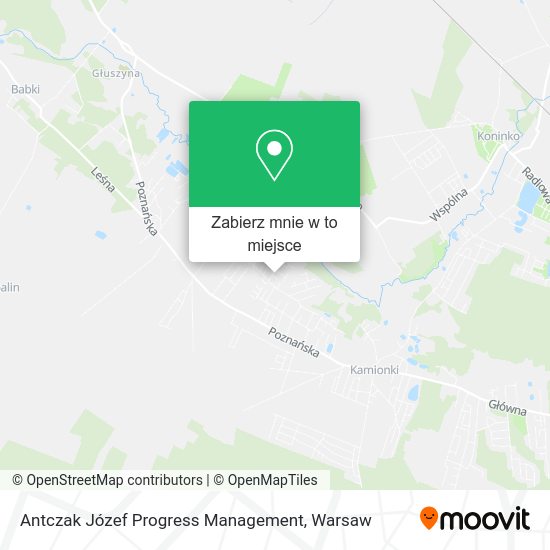 Mapa Antczak Józef Progress Management