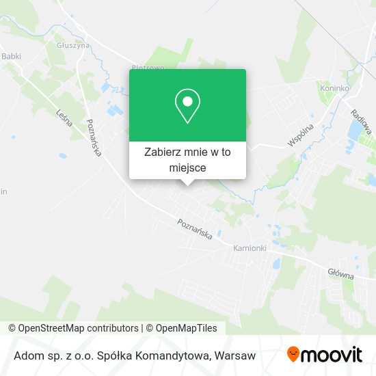 Mapa Adom sp. z o.o. Spółka Komandytowa