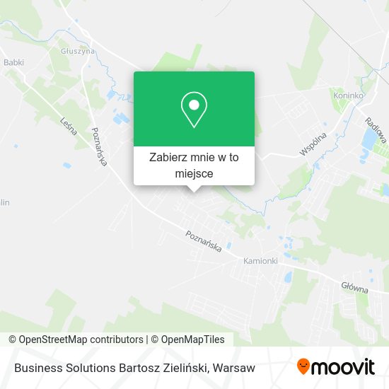 Mapa Business Solutions Bartosz Zieliński