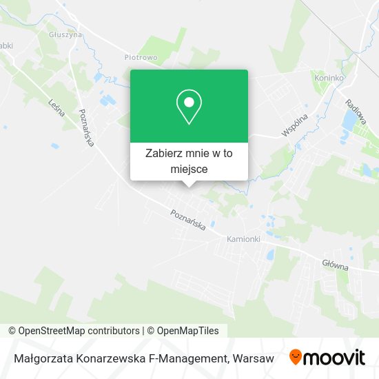 Mapa Małgorzata Konarzewska F-Management