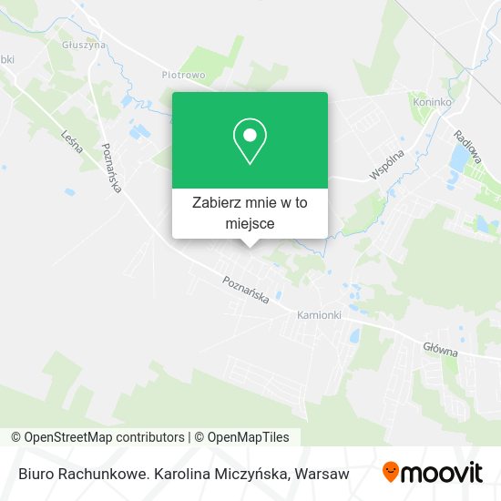 Mapa Biuro Rachunkowe. Karolina Miczyńska