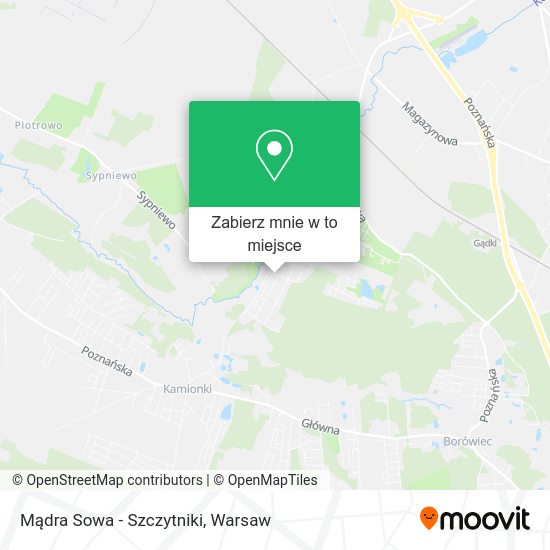 Mapa Mądra Sowa - Szczytniki