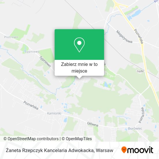 Mapa Żaneta Rzepczyk Kancelaria Adwokacka