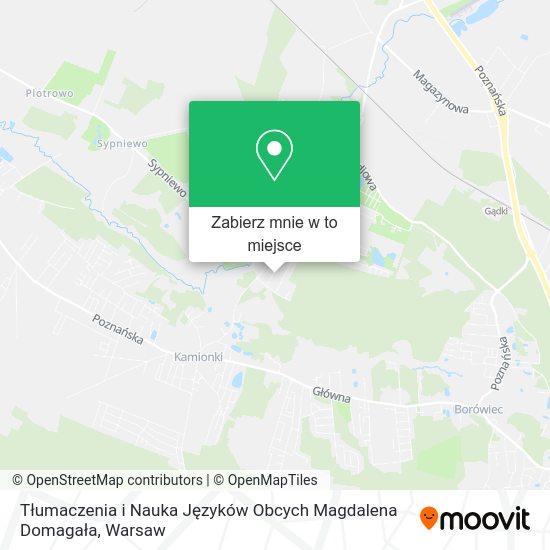 Mapa Tłumaczenia i Nauka Języków Obcych Magdalena Domagała