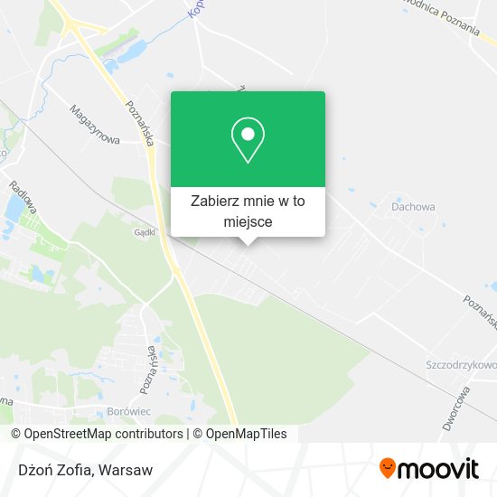 Mapa Dżoń Zofia