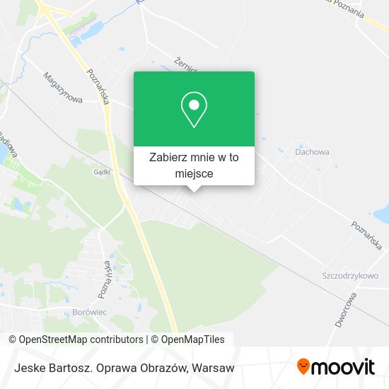 Mapa Jeske Bartosz. Oprawa Obrazów