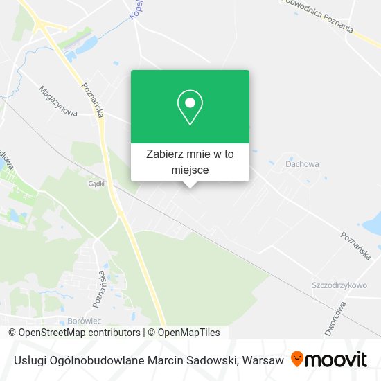 Mapa Usługi Ogólnobudowlane Marcin Sadowski